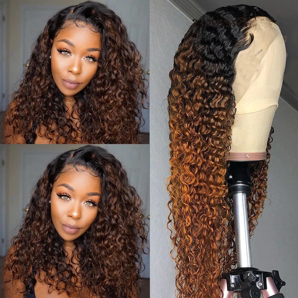 Ombre Curly Highlight Wig