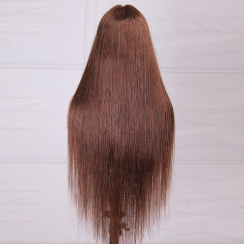 Chocolate Brown HD Straight Wig