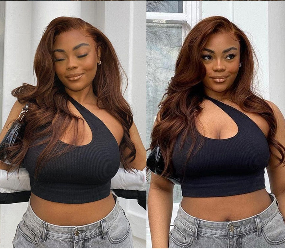 Delight Chocolate Brown HD Wig